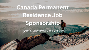 Canada Permanent Residence Job Sponsorship